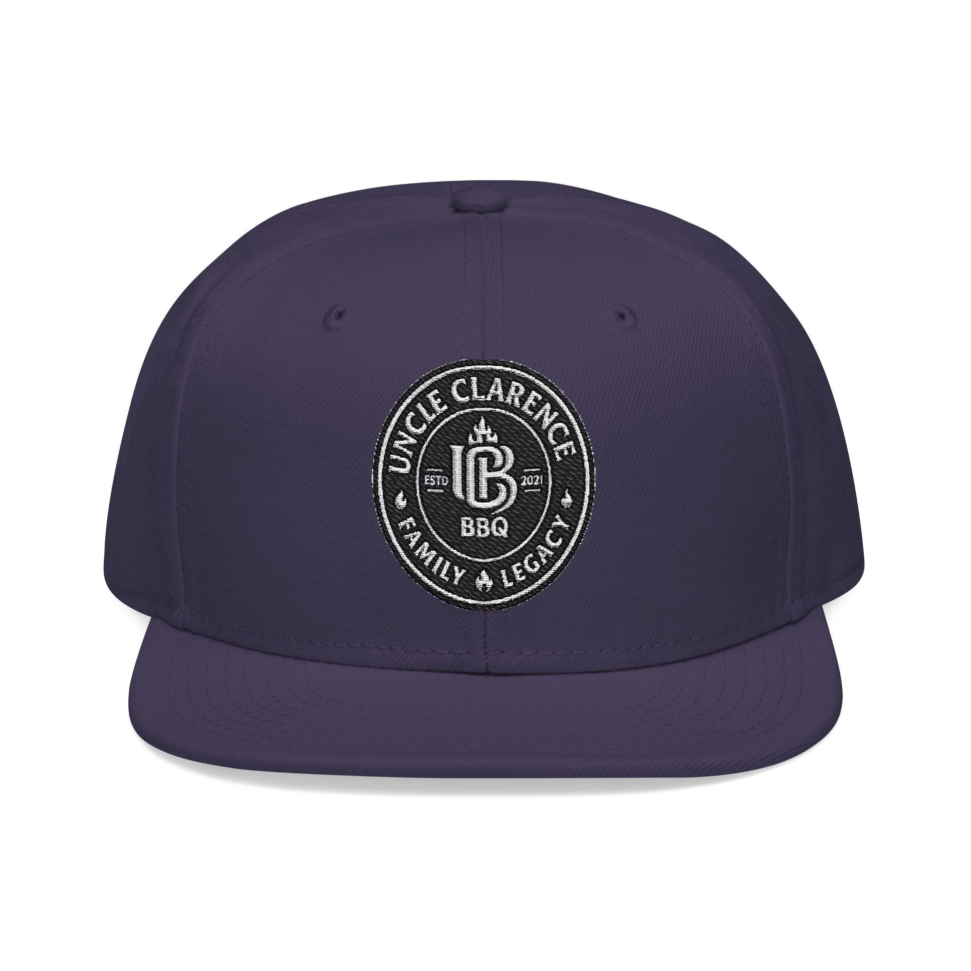 UCBBQ Premium Embroidered Monogram Snapback – Multiple Colors - Uncle Clarence BBQ
