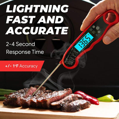 UCBBQ Quick - Read LED Meat Thermometer - Uncle Clarence BBQ