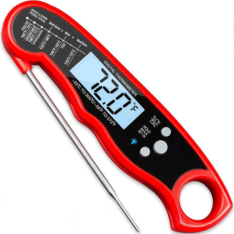 UCBBQ Quick - Read LED Meat Thermometer - Uncle Clarence BBQ