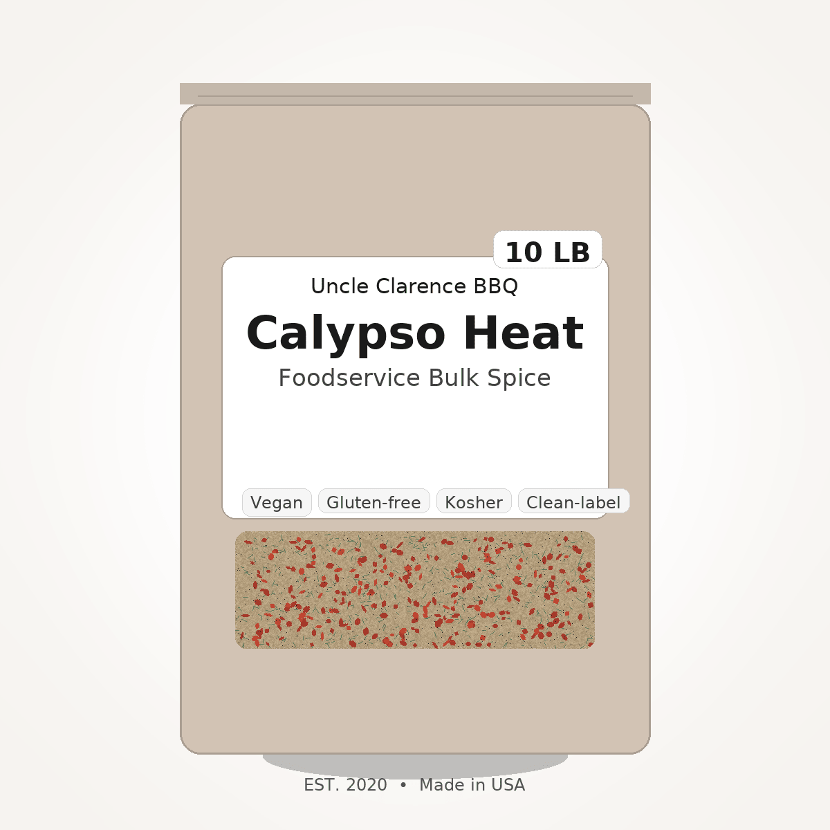 Uncle Clarence BBQ Calypso Heat — Foodservice Bulk - Uncle Clarence BBQ