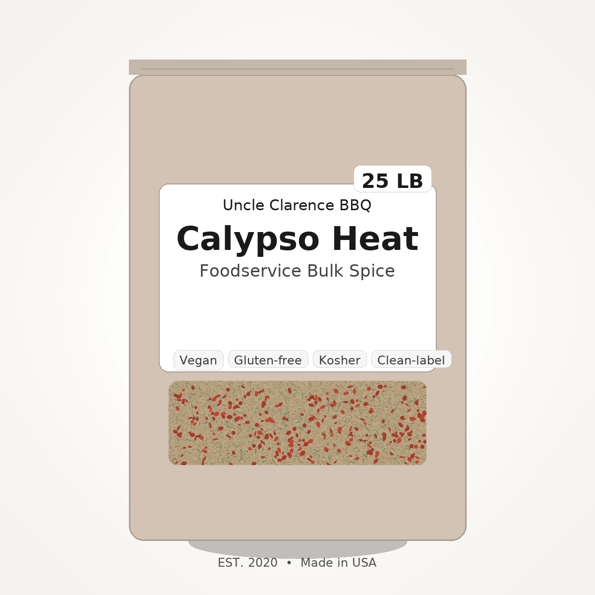 Uncle Clarence BBQ Calypso Heat — Foodservice Bulk - Uncle Clarence BBQ