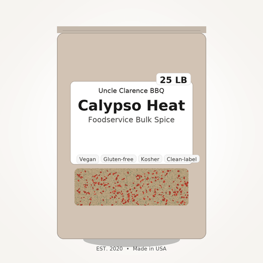 Uncle Clarence BBQ Calypso Heat — Foodservice Bulk - Uncle Clarence BBQ