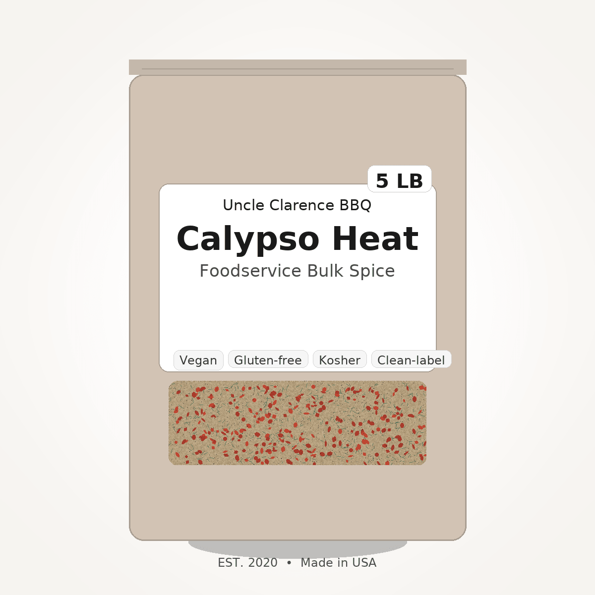 Uncle Clarence BBQ Calypso Heat — Foodservice Bulk - Uncle Clarence BBQ