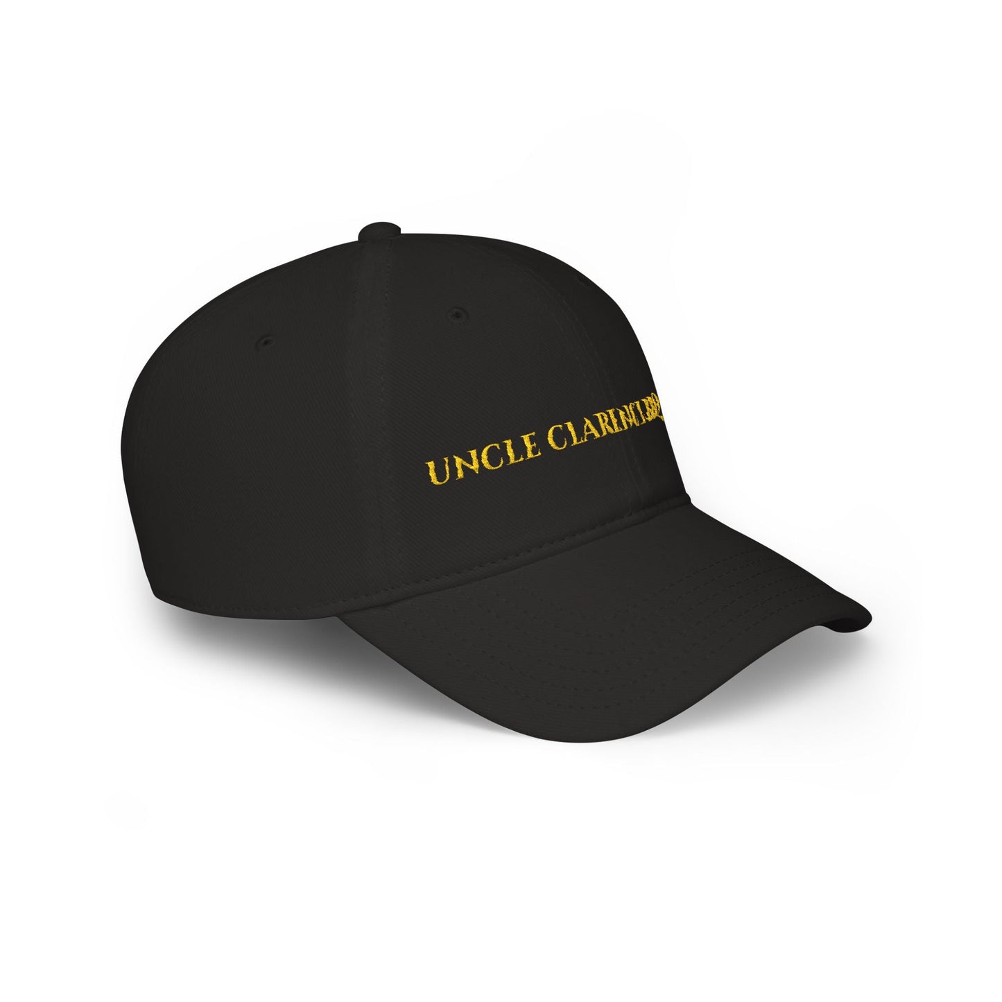 Uncle Clarence BBQ Legacy Hat – Premium Black Embroidered Cotton Golf Hat - Uncle Clarence BBQ
