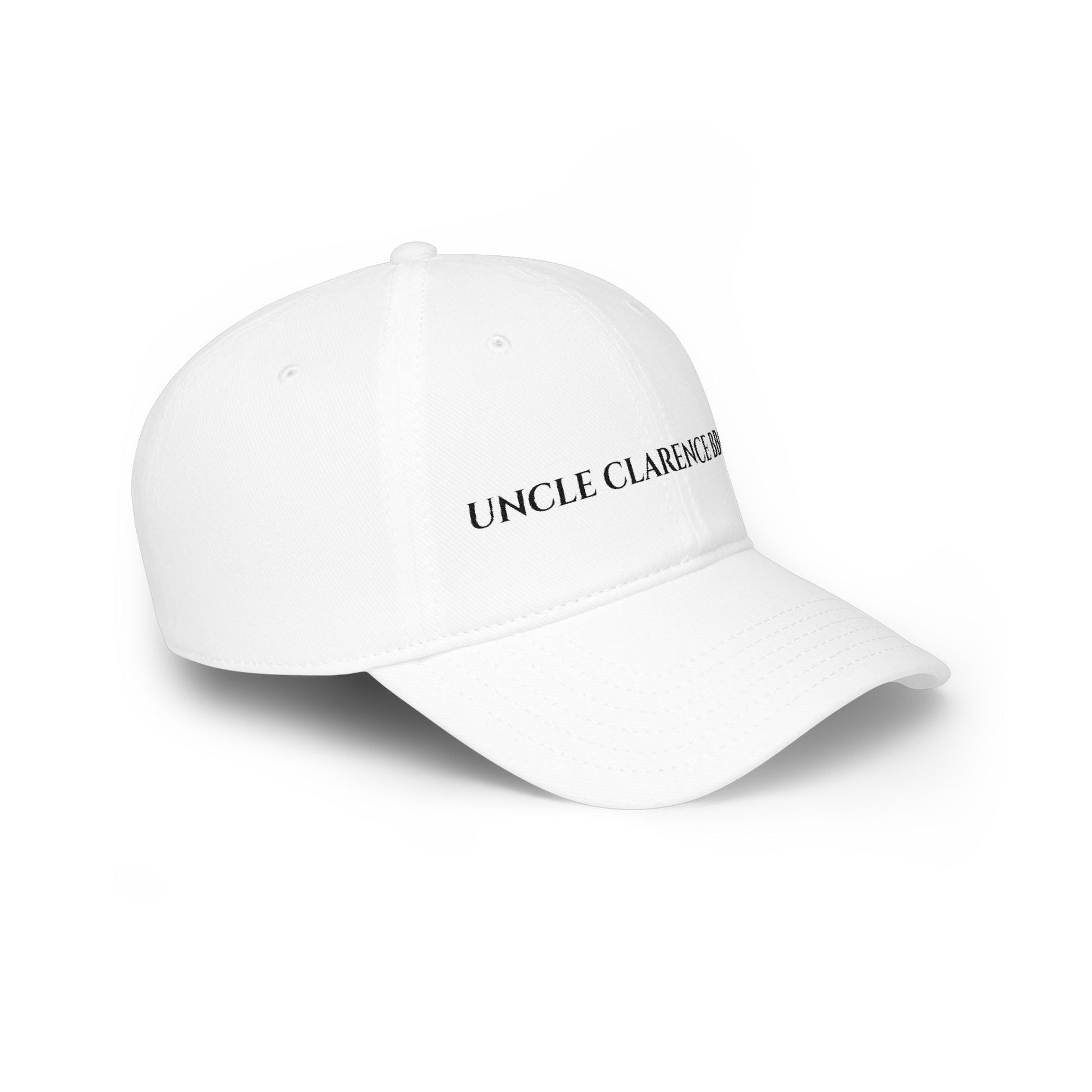 Uncle Clarence BBQ Legacy Hat – Premium White Embroidered Cotton Golf Hat - Uncle Clarence BBQ
