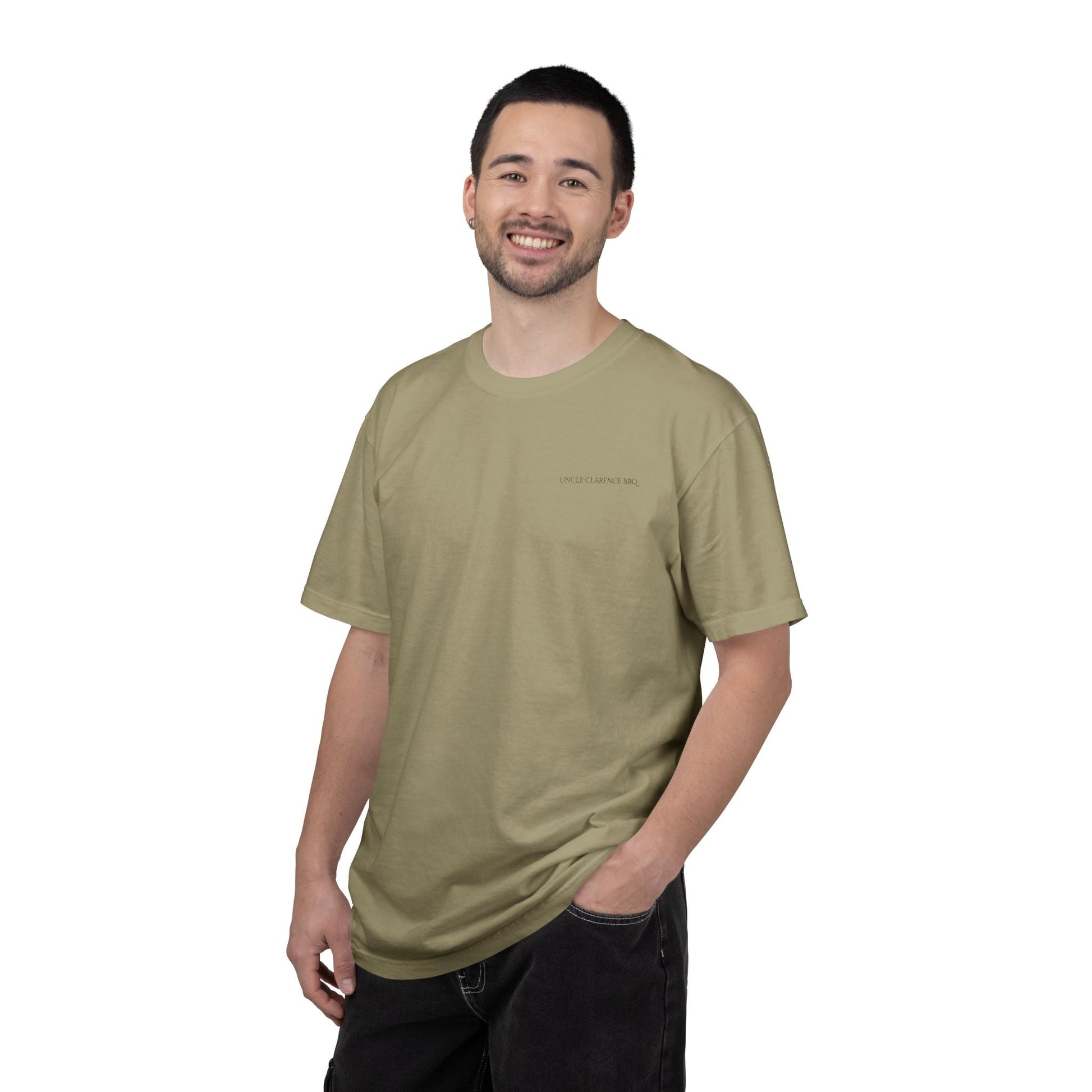 Uncle Clarence BBQ Legacy Wordmark T-Shirt | Premium Unisex Heritage Tee - Uncle Clarence BBQ