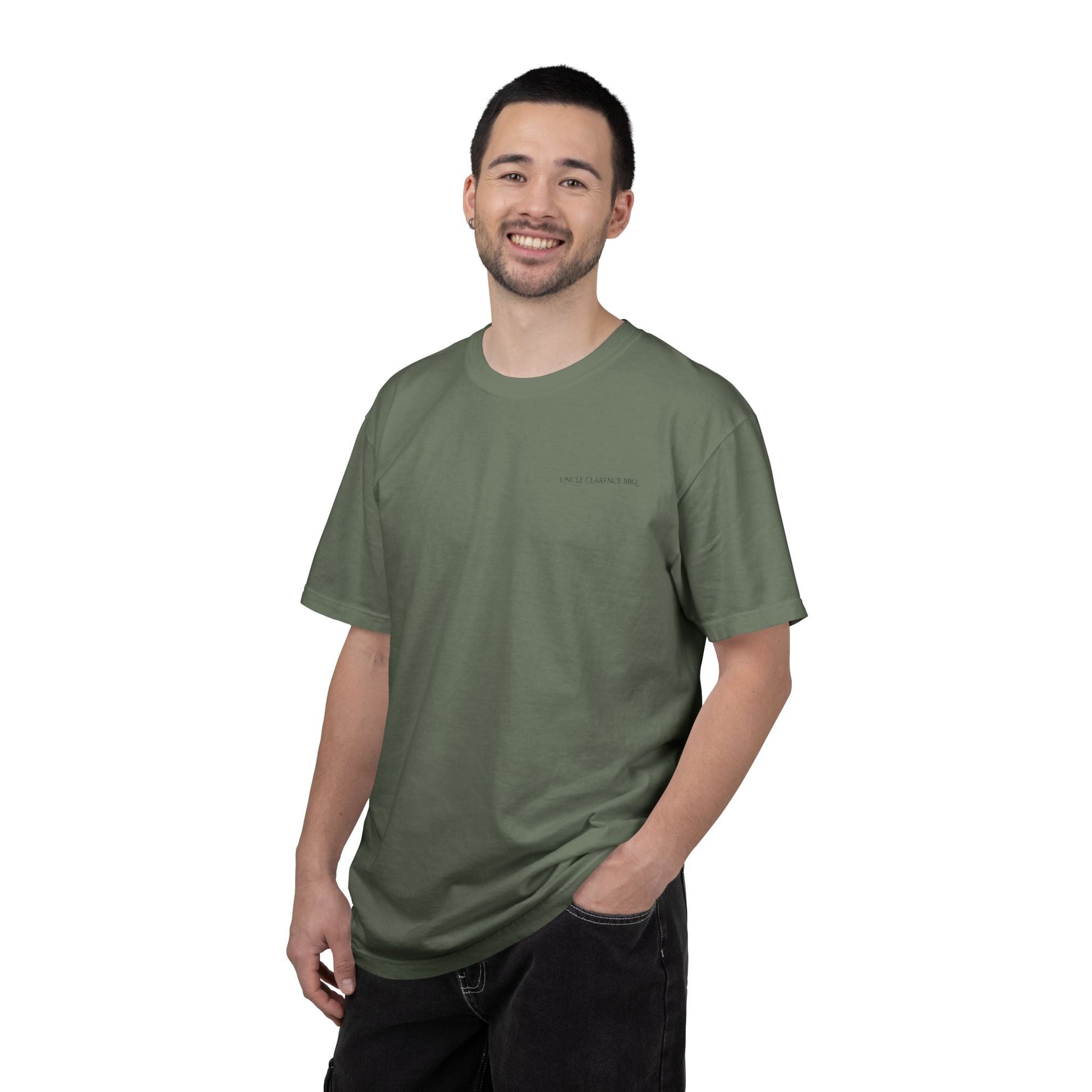 Uncle Clarence BBQ Legacy Wordmark T-Shirt | Premium Unisex Heritage Tee - Uncle Clarence BBQ
