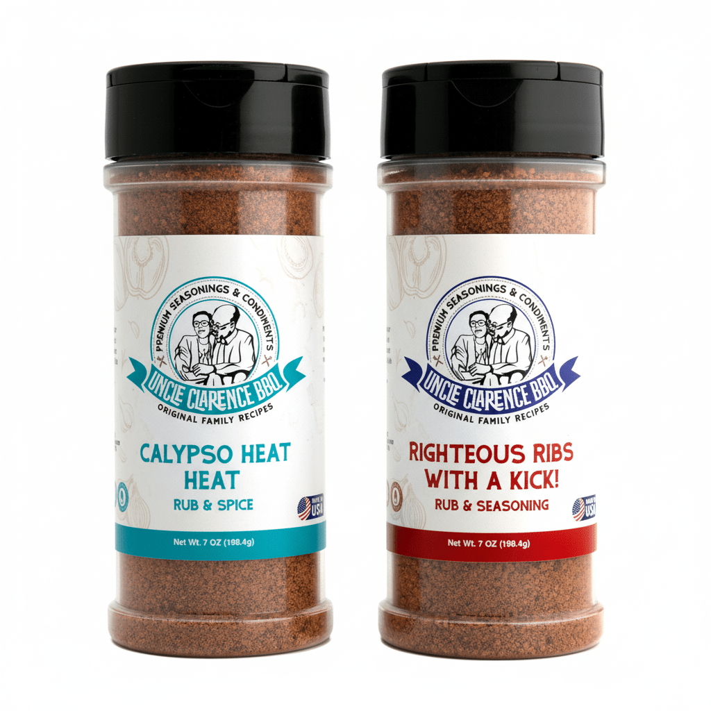 Uncle Clarence BBQ Original Gift Box – Sauce, Rub & Thermometer (Limited Edition Logo) - Uncle Clarence BBQ