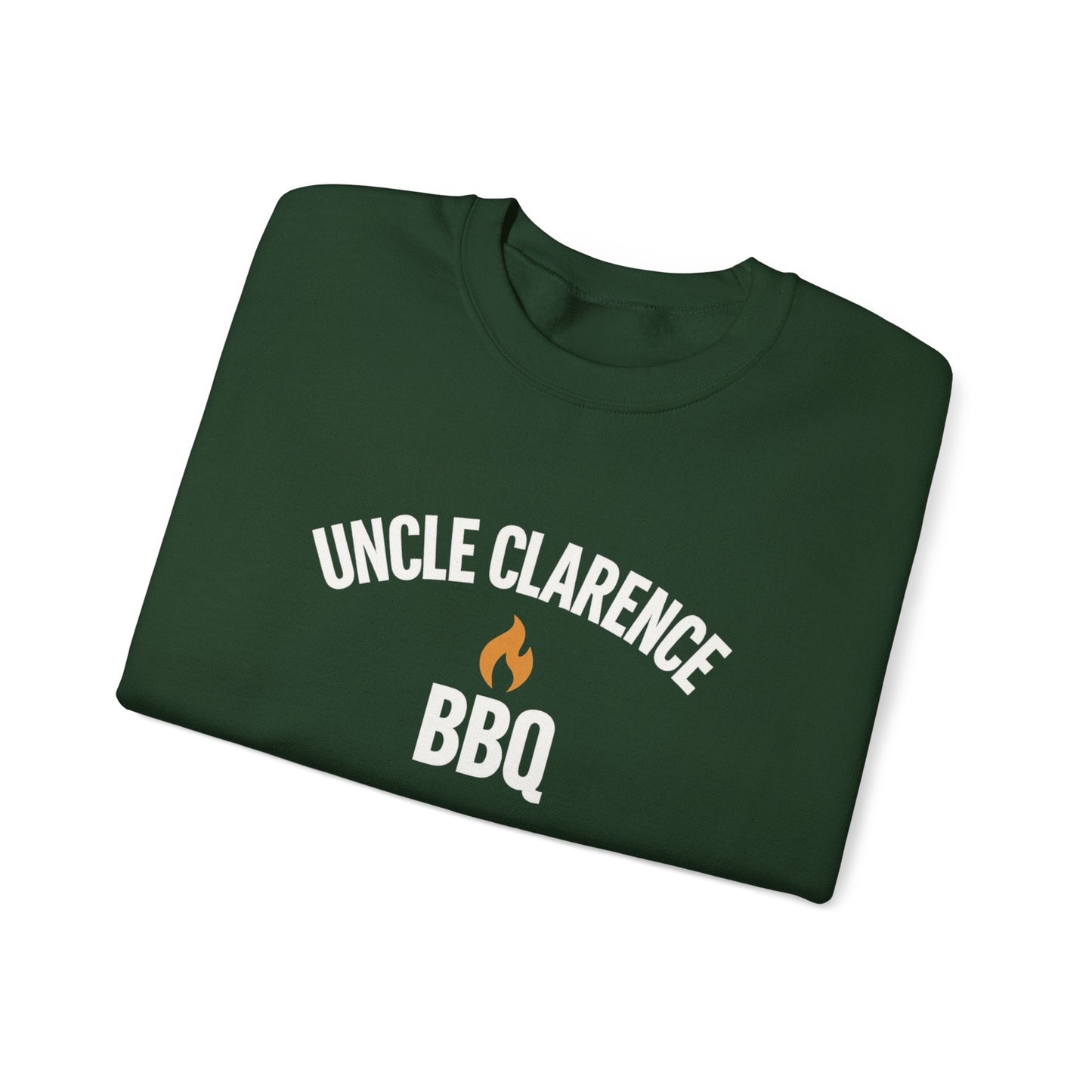 Uncle Clarence BBQ Premium Crewneck Sweatshirt – Heritage Lifestyle Collection - Uncle Clarence BBQ