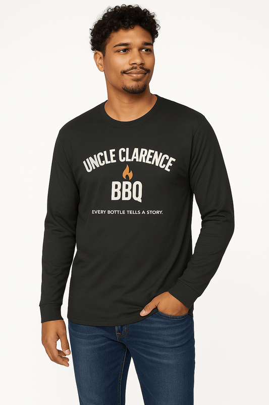 Uncle Clarence BBQ Premium Long - Sleeve Tee - Uncle Clarence BBQ