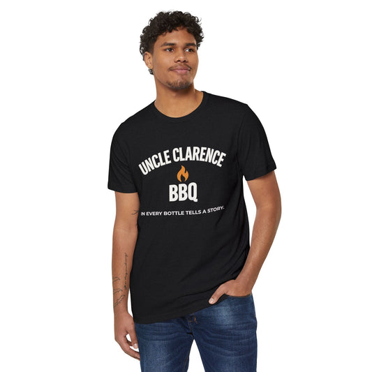 Uncle Clarence BBQ Premium Tee – In Every Bottle Tells a Story - Uncle Clarence BBQ