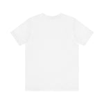 Back view of a Revolution BBQ flavors t-shirt in white, perfect for grilling enthusiasts