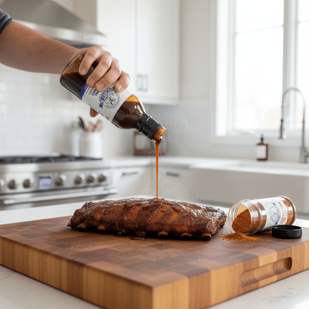 Uncle Clarence BBQ Starter Gift Set – Blueberry BBQ Sauce & Righteous Ribs Rub - Uncle Clarence BBQ