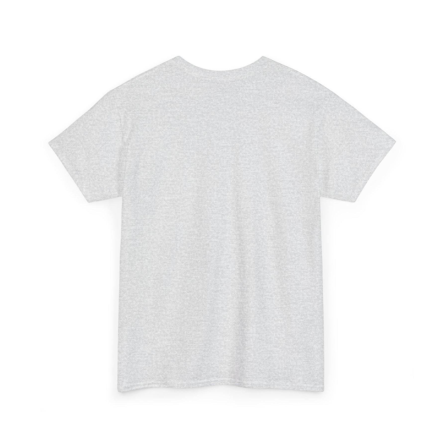 Back view of the Uncle Clarence BBQ T-Shirt in light gray fabric, perfect for casual outings