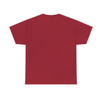Back view of the Uncle Clarence BBQ T-Shirt in maroon color for casual style and comfort