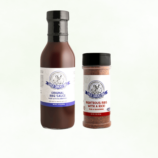 Uncle Clarence Unique Barbecue Sauce Gift Set with Rub - Uncle Clarence BBQ